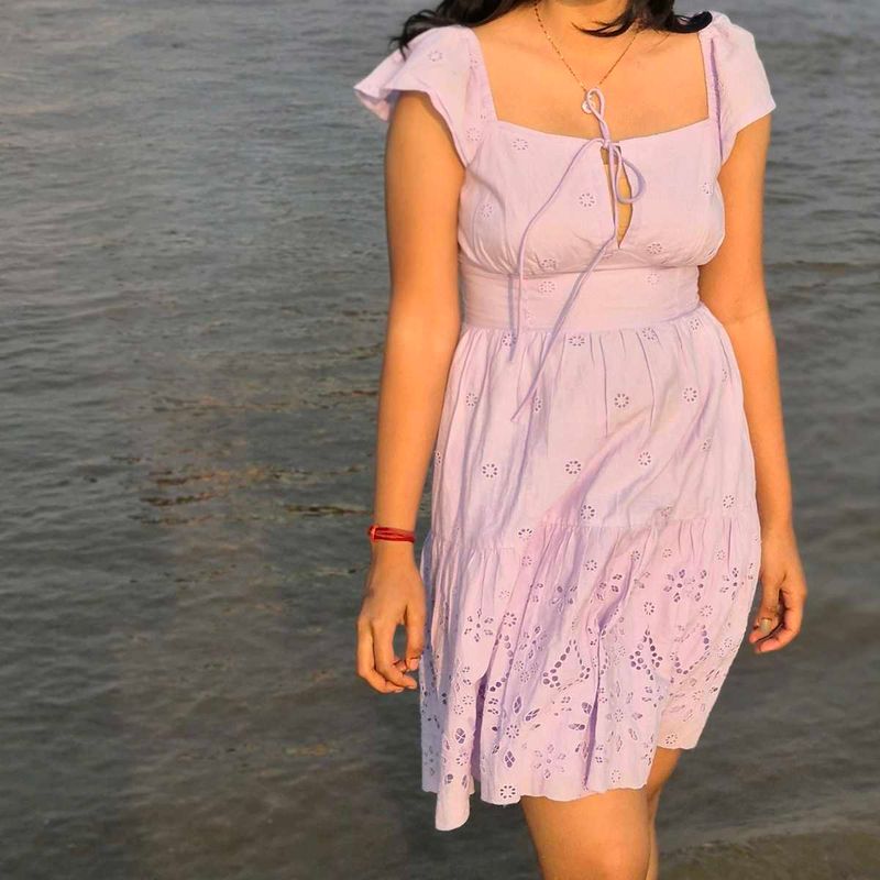 Light floral lavender Dress