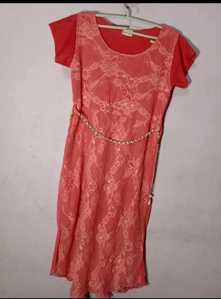 Western Dress With Legging