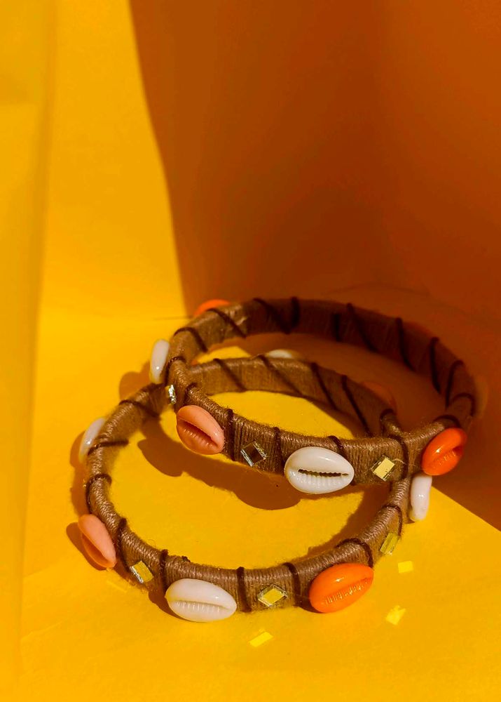 Cowrie Shell Bangles - Boho Chic