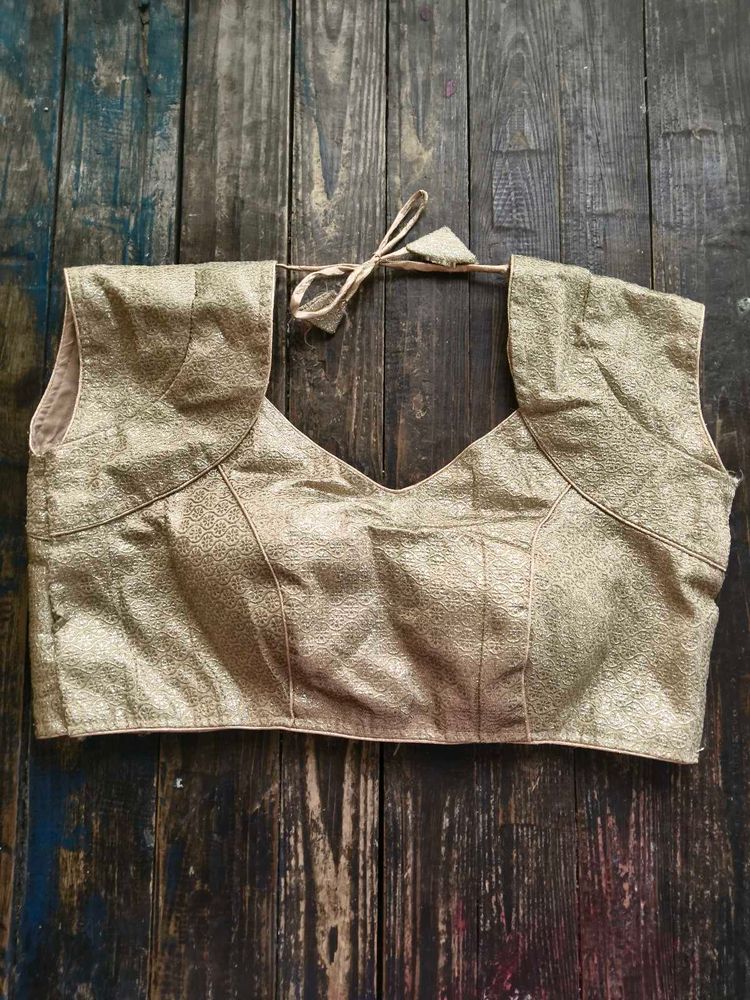 Elegant Gold Blouse
