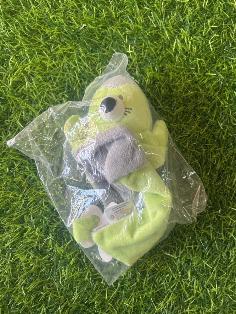 A-derma Oeko-Tex grey-green hedgehog seal plush