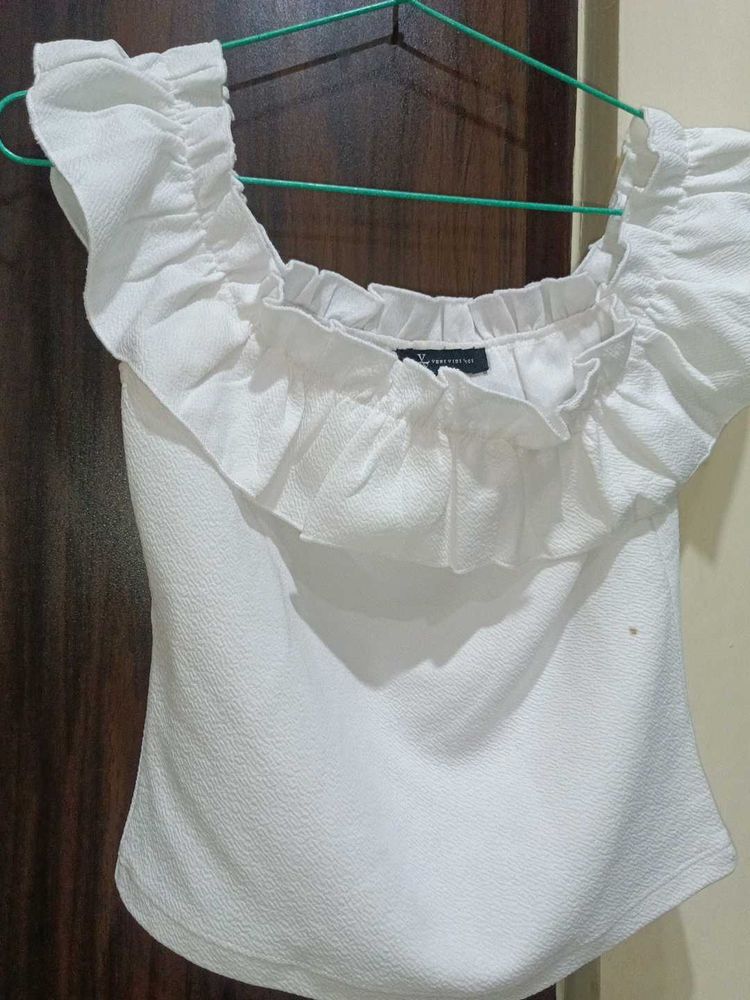 Veni vidi vici off shoulder top