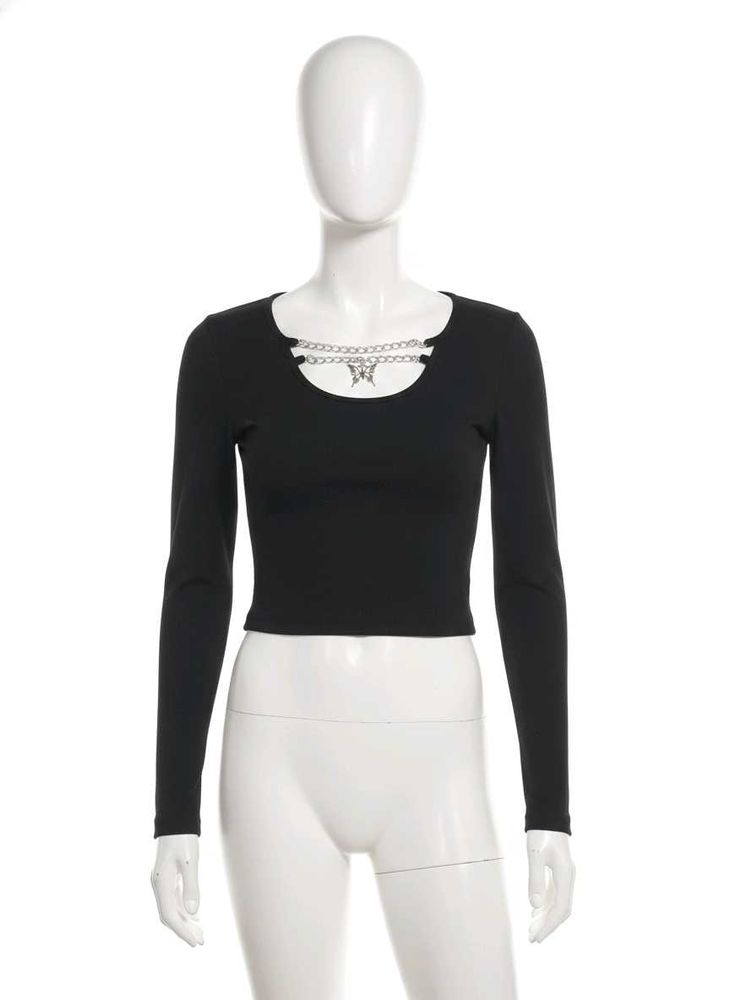 Black Crop Top