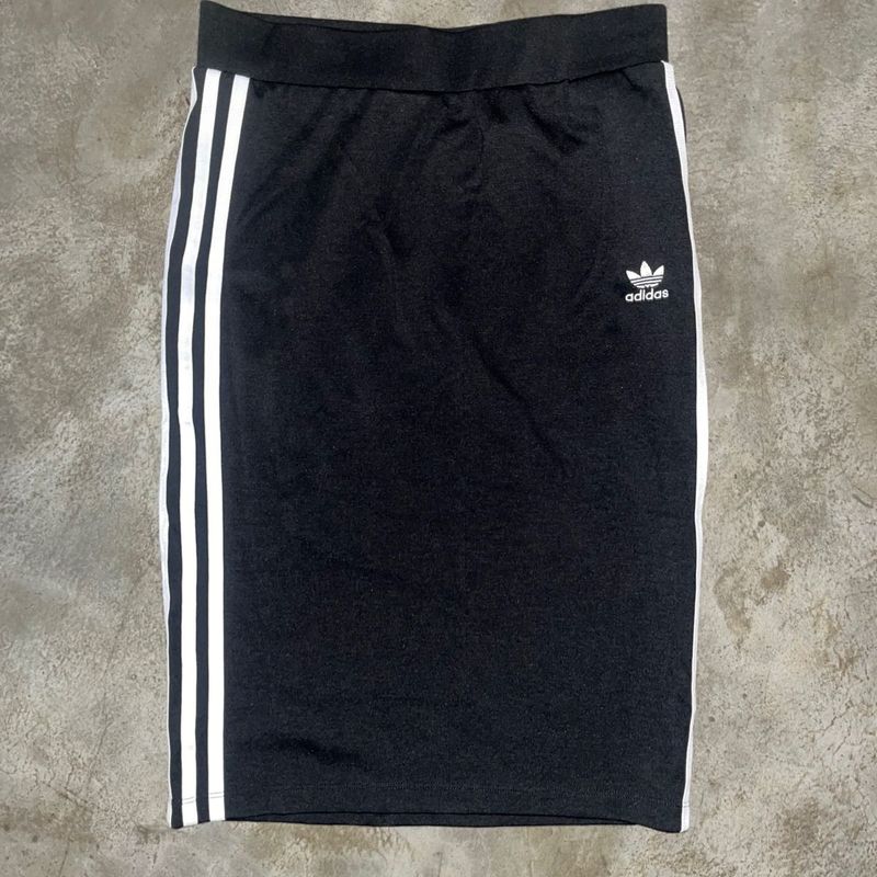 Adidas Originals Black 3-Stripes Embossed Pencil S