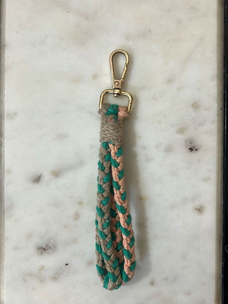 Boho Braided Keychain