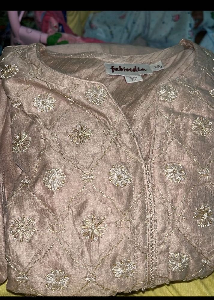 Elegant Embroidered Kurta