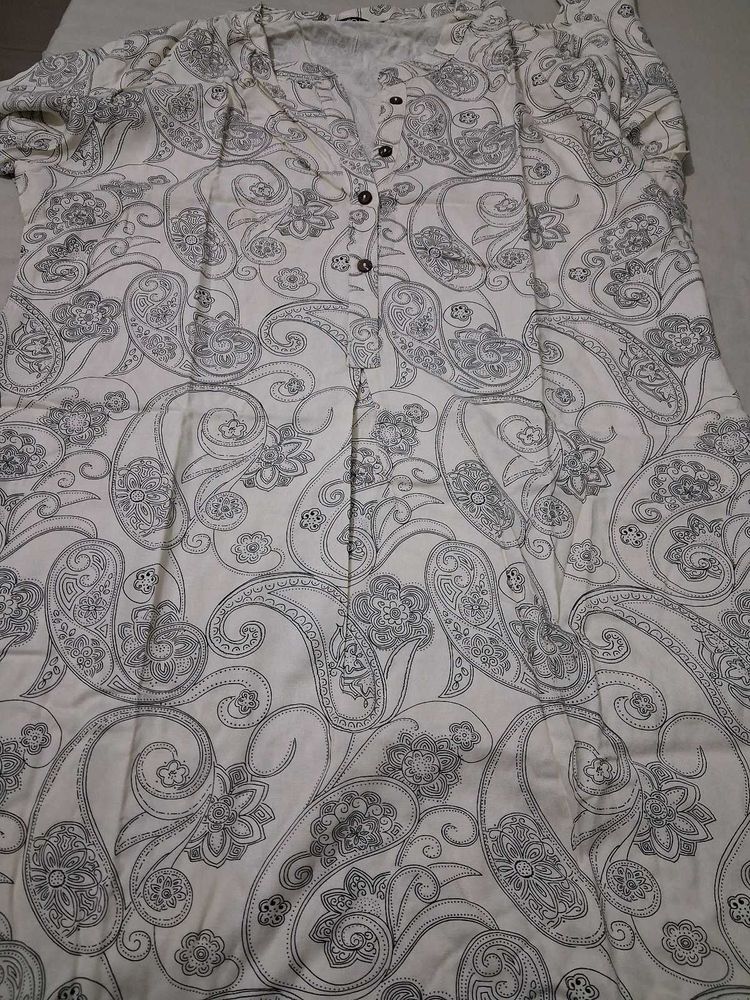 Paisley Print Kurta