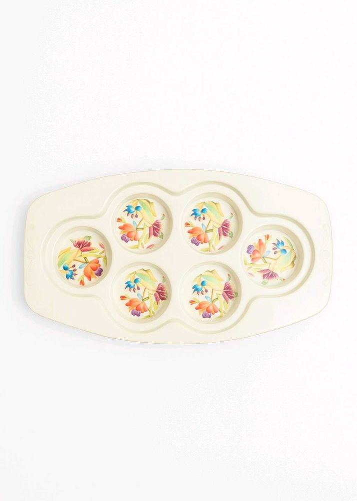 6 glass holder tray