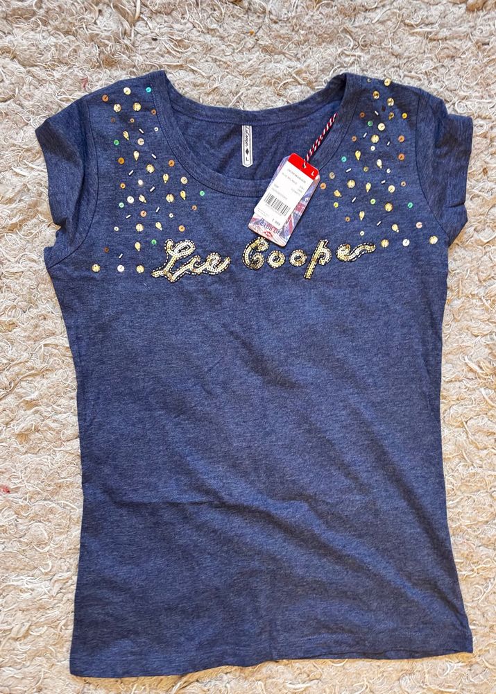 Lee Cooper Sequin Tee