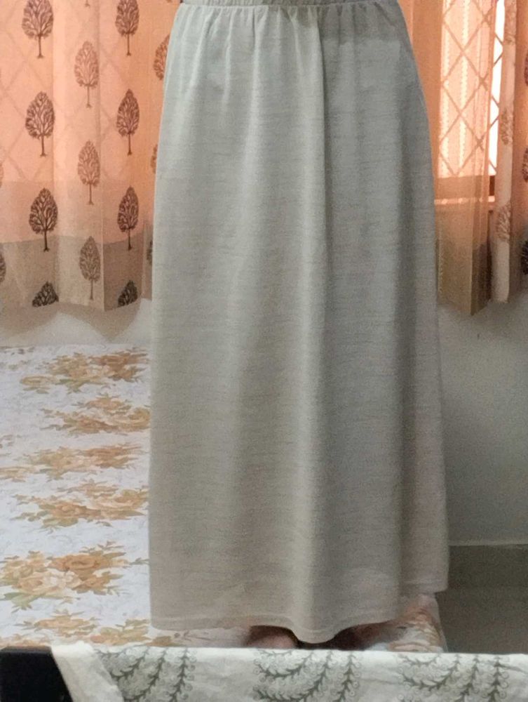 Beige Maxi Skirt