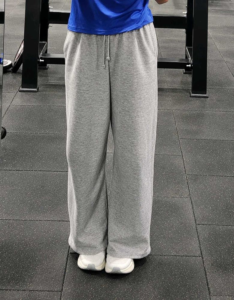 H&amp;M wide joggers Grey Sweatpants