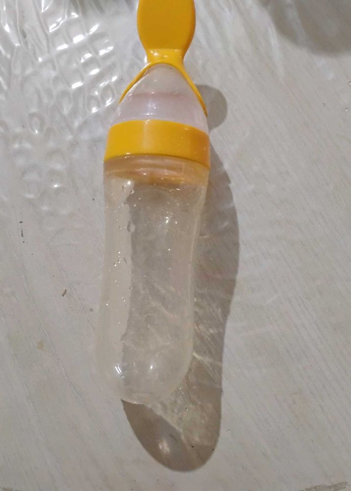 Baby Food Dispensing Spoon Bottle