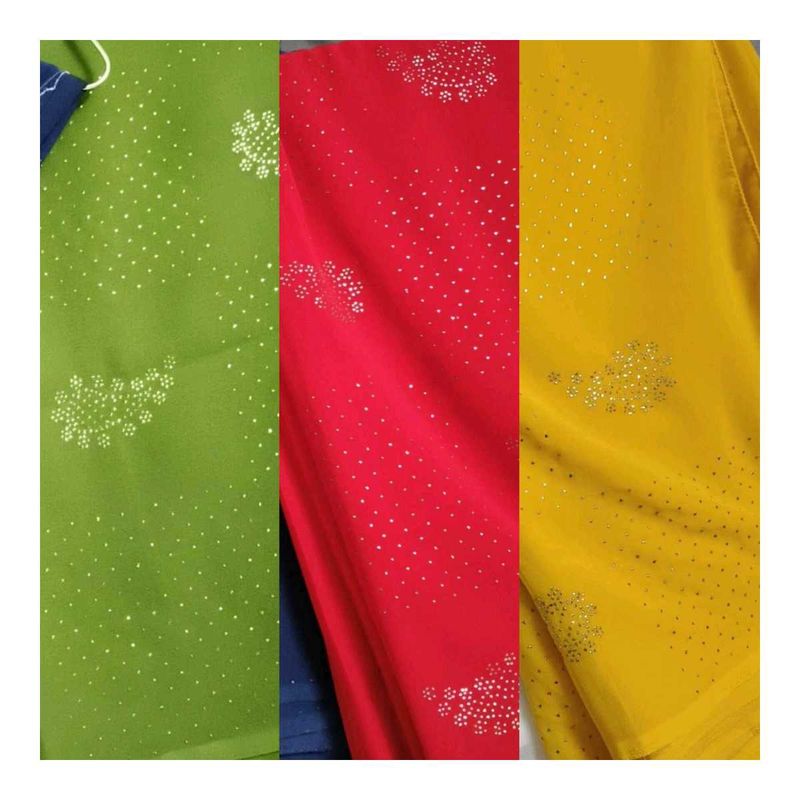 Stunning Embellished Sarees (Set of 3)