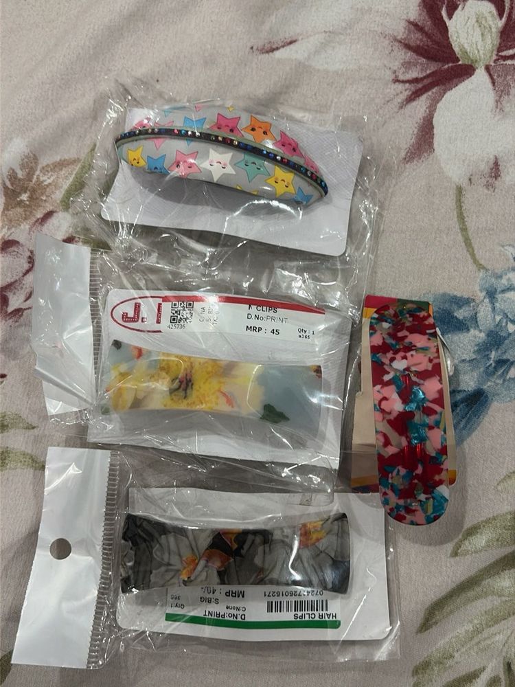 Cute Hair Clips Set