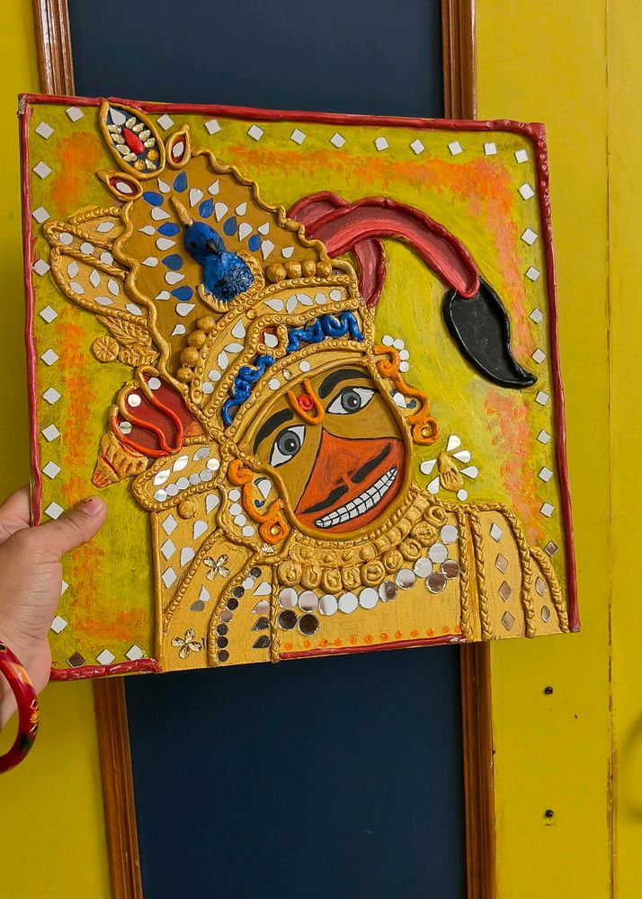 Kashtbhanjan Hanuman Ji ...Lippan Art