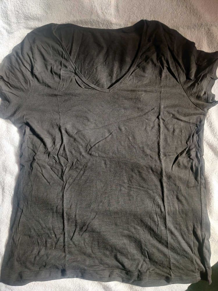Charcoal V-Neck T-Shirt
