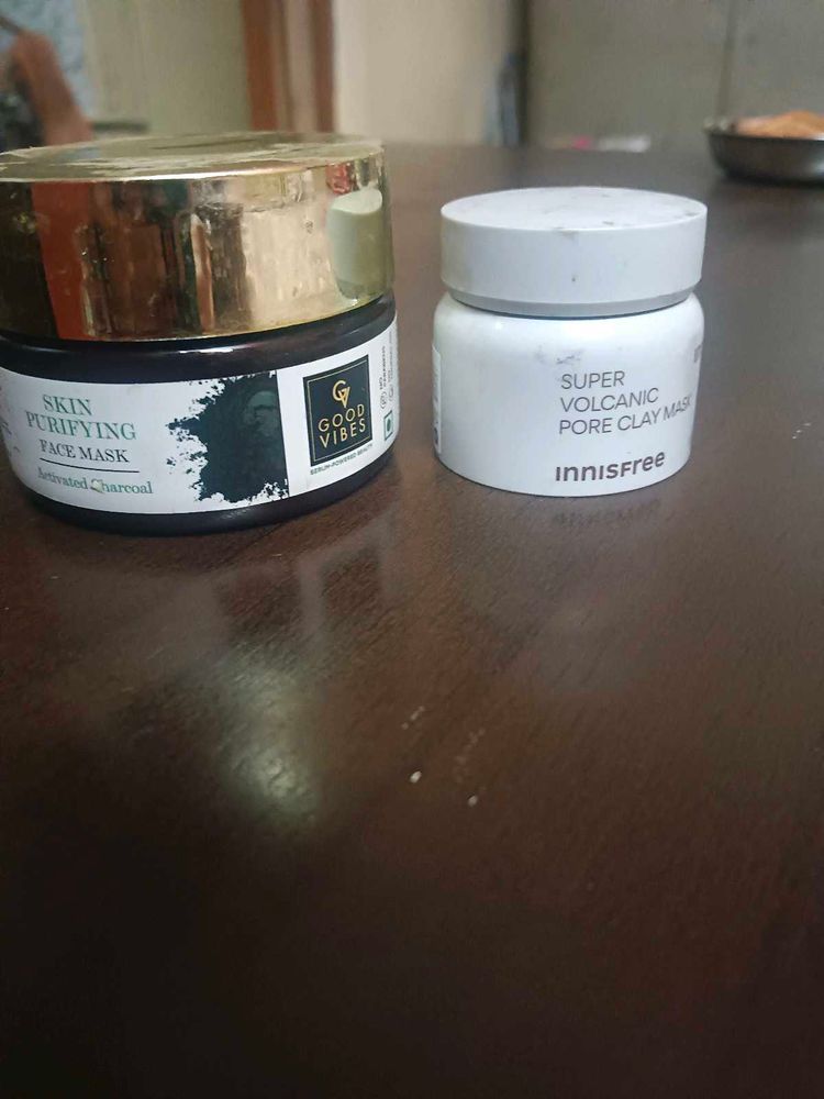 2 Face Masks - Good Vibes &amp; Innisfree