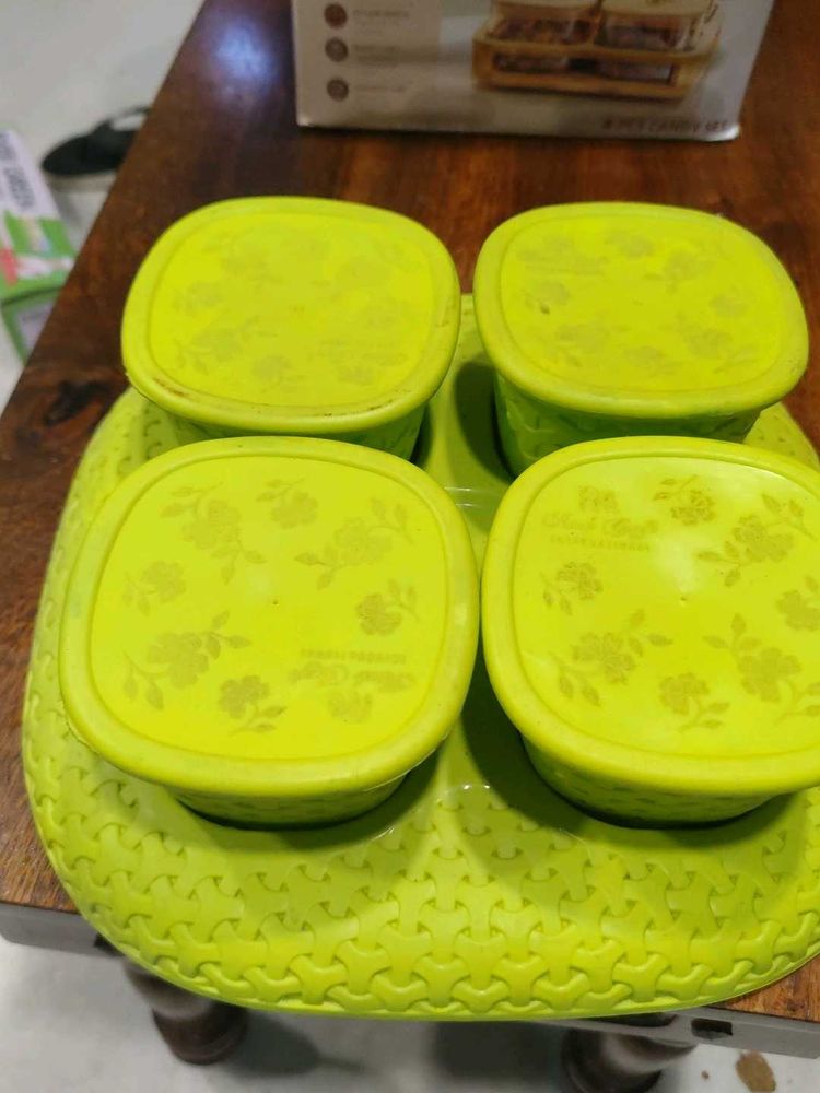 Set of 4 Kitchen Storage Containers