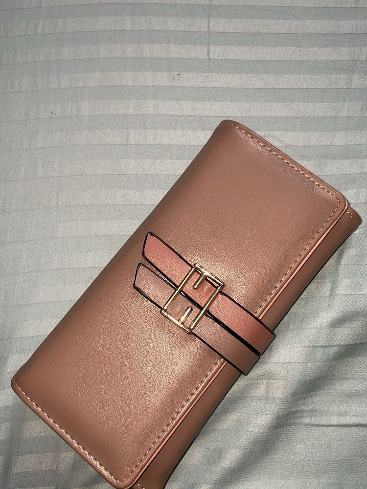 Elegant Rose Gold Ladies Wallet