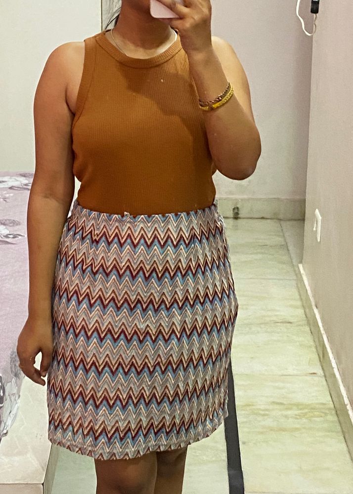 Multicolour skirt