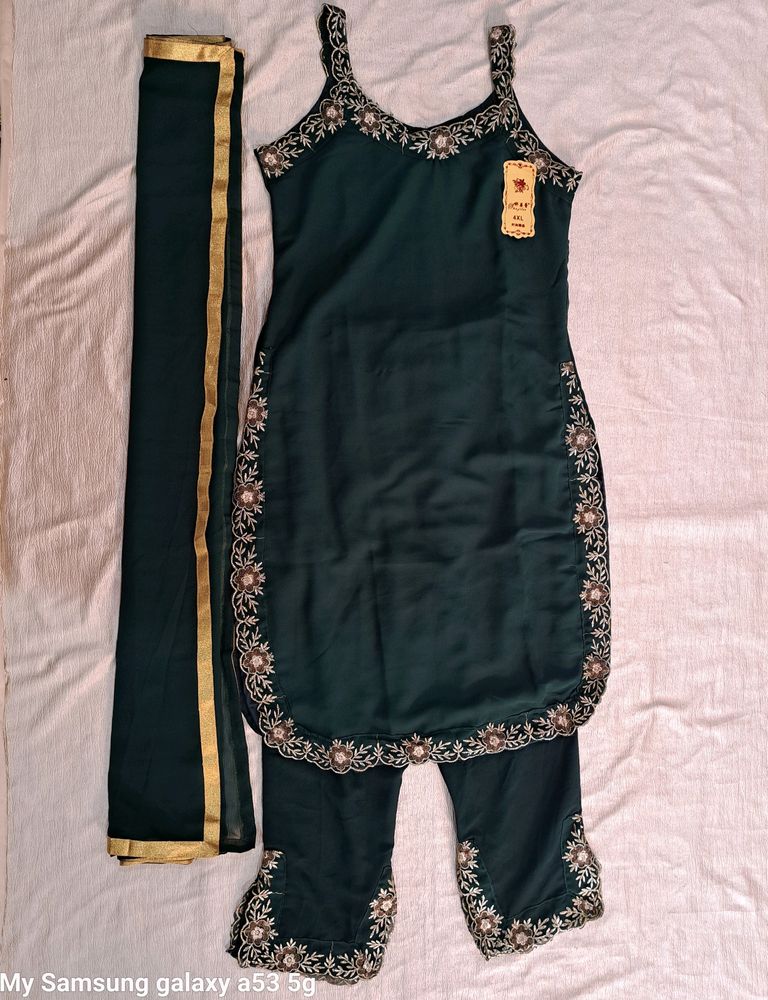 Beautiful Party wear Kurta Set With Dupatta