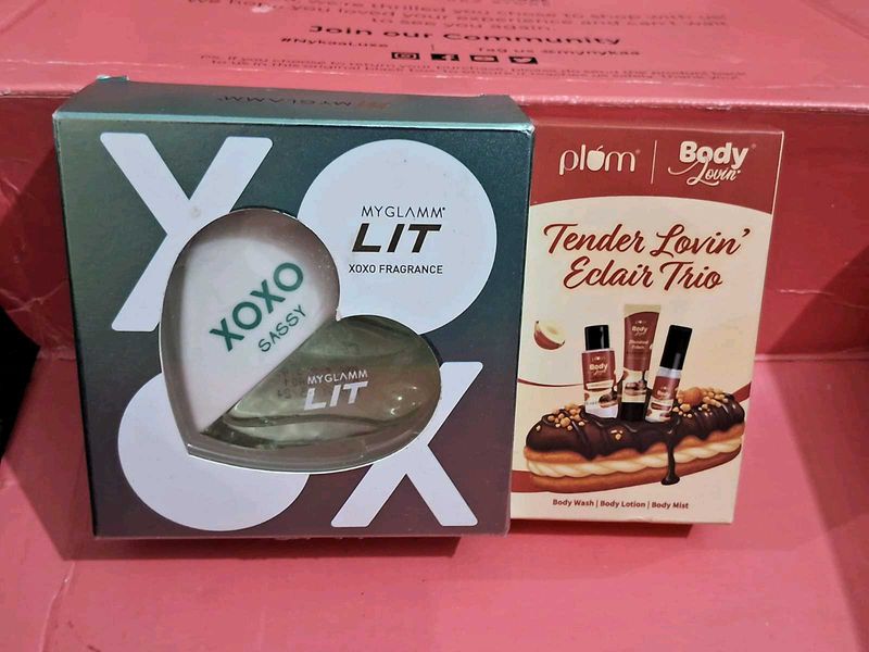 plum trio and my glam perfume