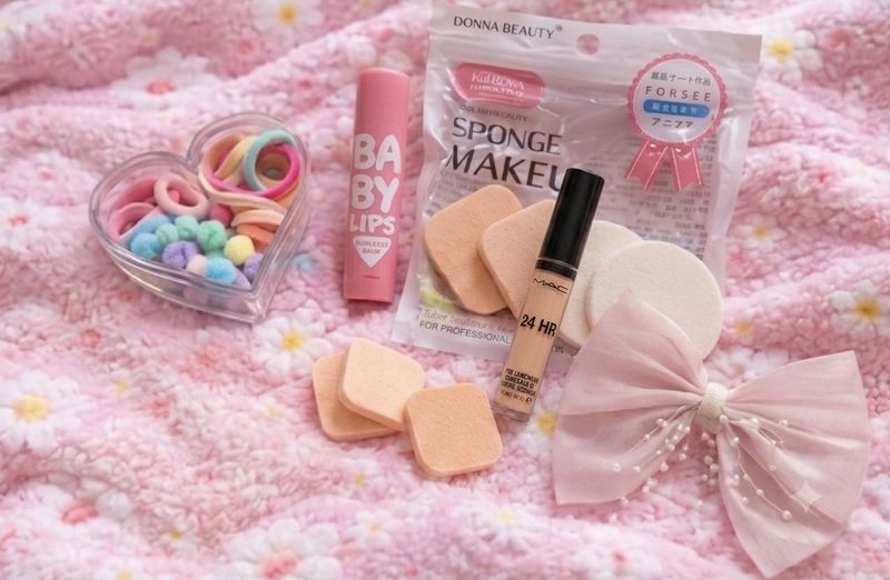 🍓Girly pink kawai accessories combo set