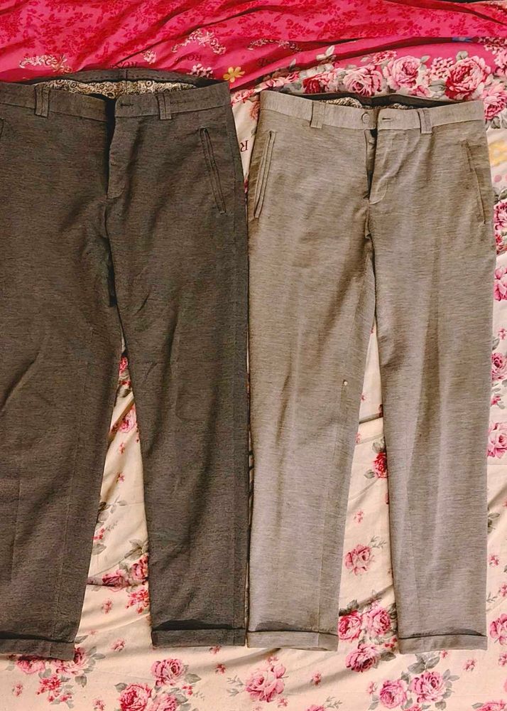 2pc Max men's Trousers - Grey &amp; Light