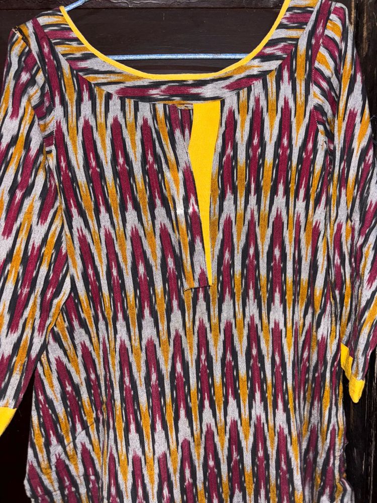 Patterned Kurta