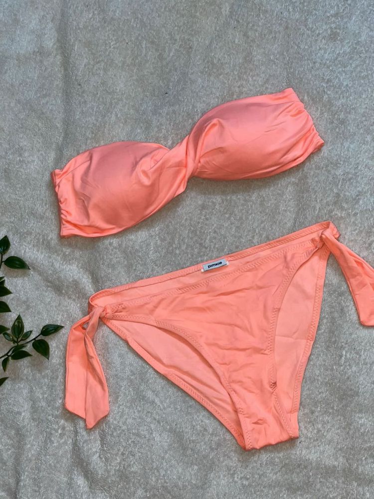 Peach Bikini Set