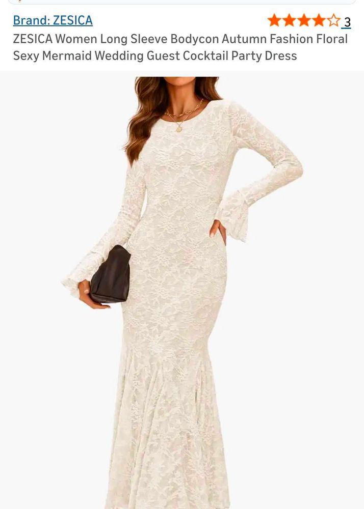 Lace White Mini Dress