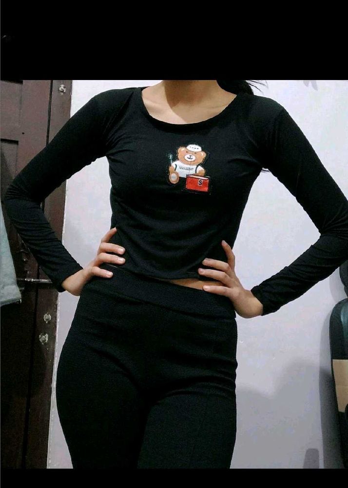 Black Long Sleeve Tee