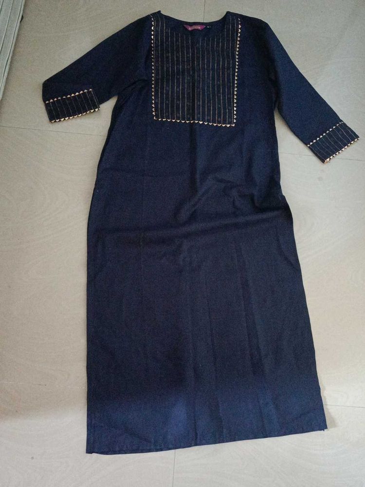 blue kurta