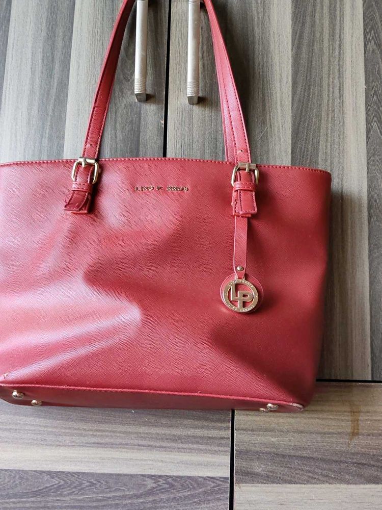 Chic Red Tote Bag