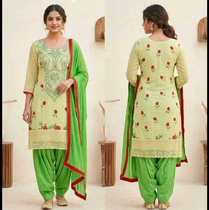Stylish Pastel Punjabi Suit
