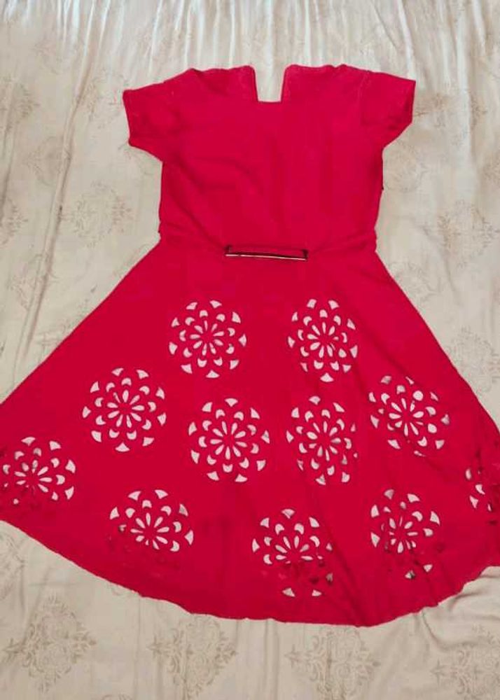 Red Cutout Dress