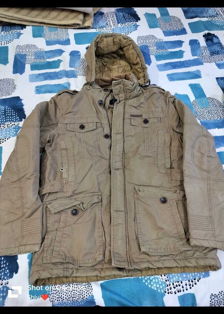 Khaki Casual Jacket coat size 2xl