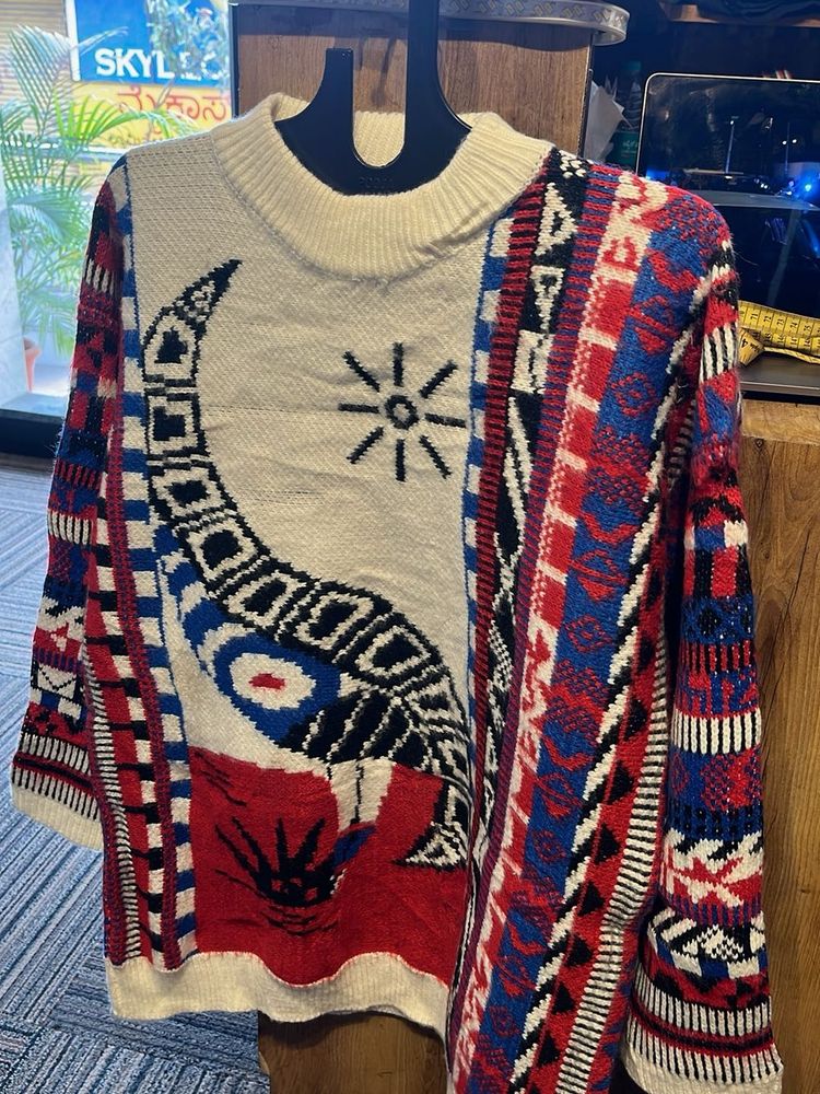 Vintage Boho Knit Sweater