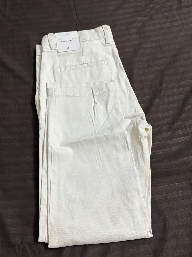 White trousers
