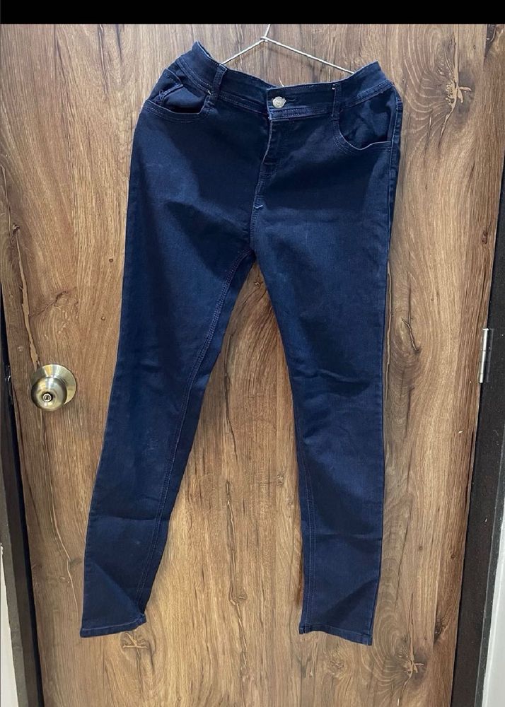 Dark Blue Denim Jeans
