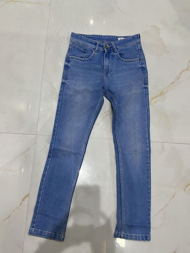 Light Wash Blue Denim Jeans