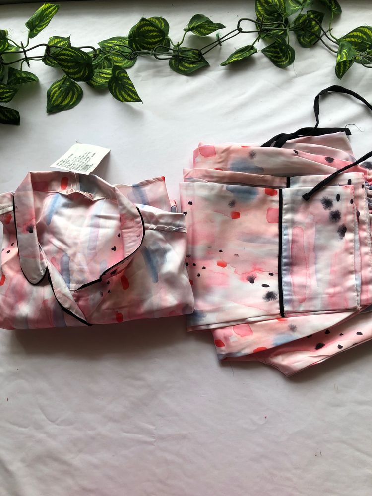 Multi Colour Printed Nigth Suit Set(Women’s)