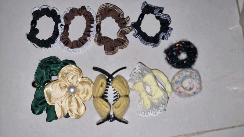 combo of 9 hair bands