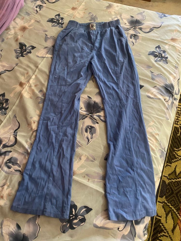 Light Blue Flare Pants