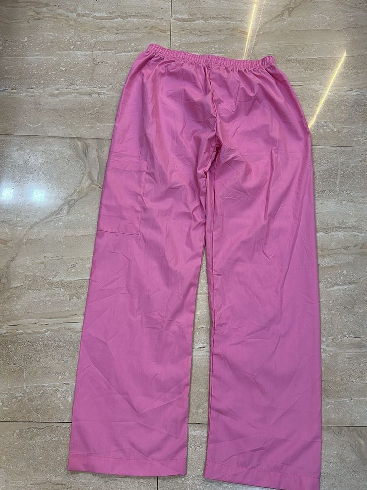 Pink Wide Leg Pants