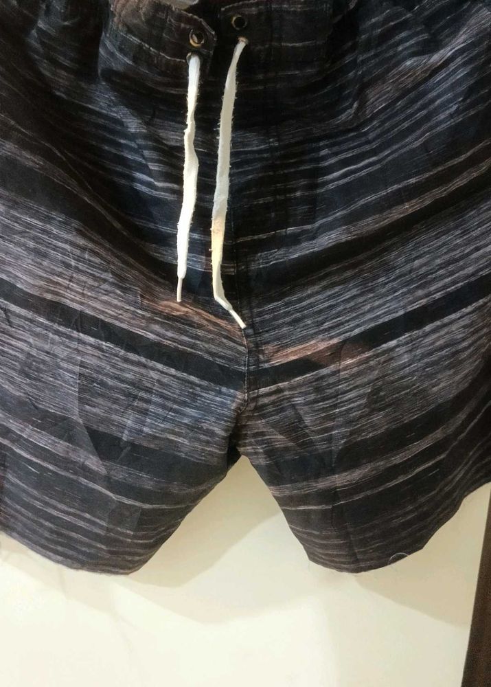 Men's Striped Swim Shorts