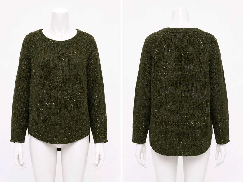 Sparkly Green Knit Sweater
