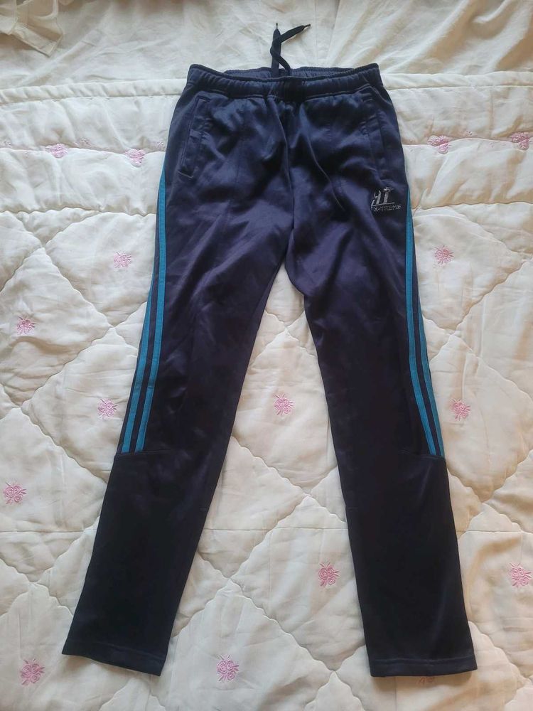 Blue Striped Track Pants