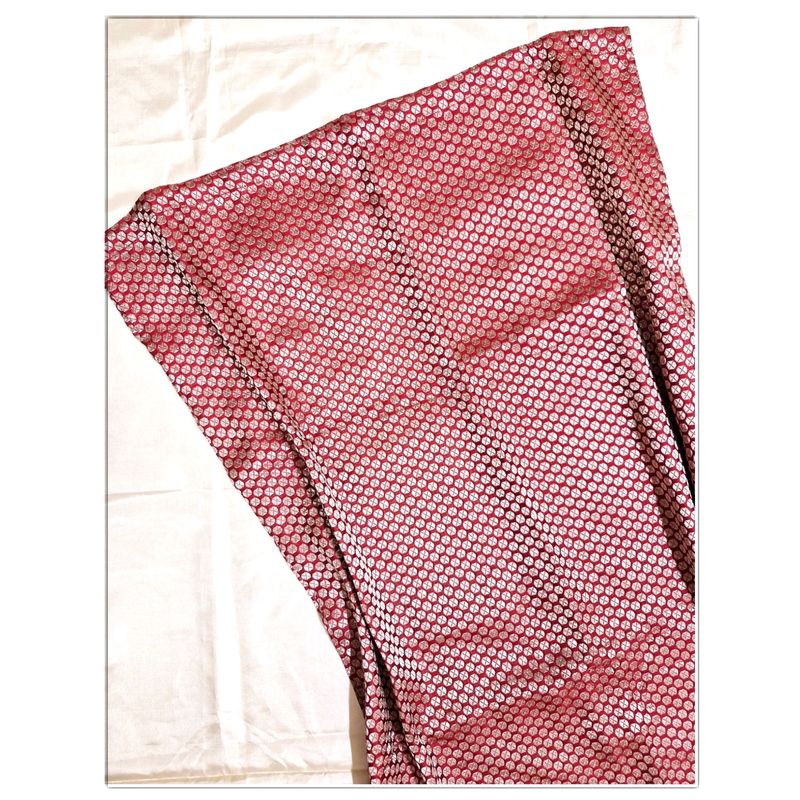 Red &amp; Gold Saree Skirt