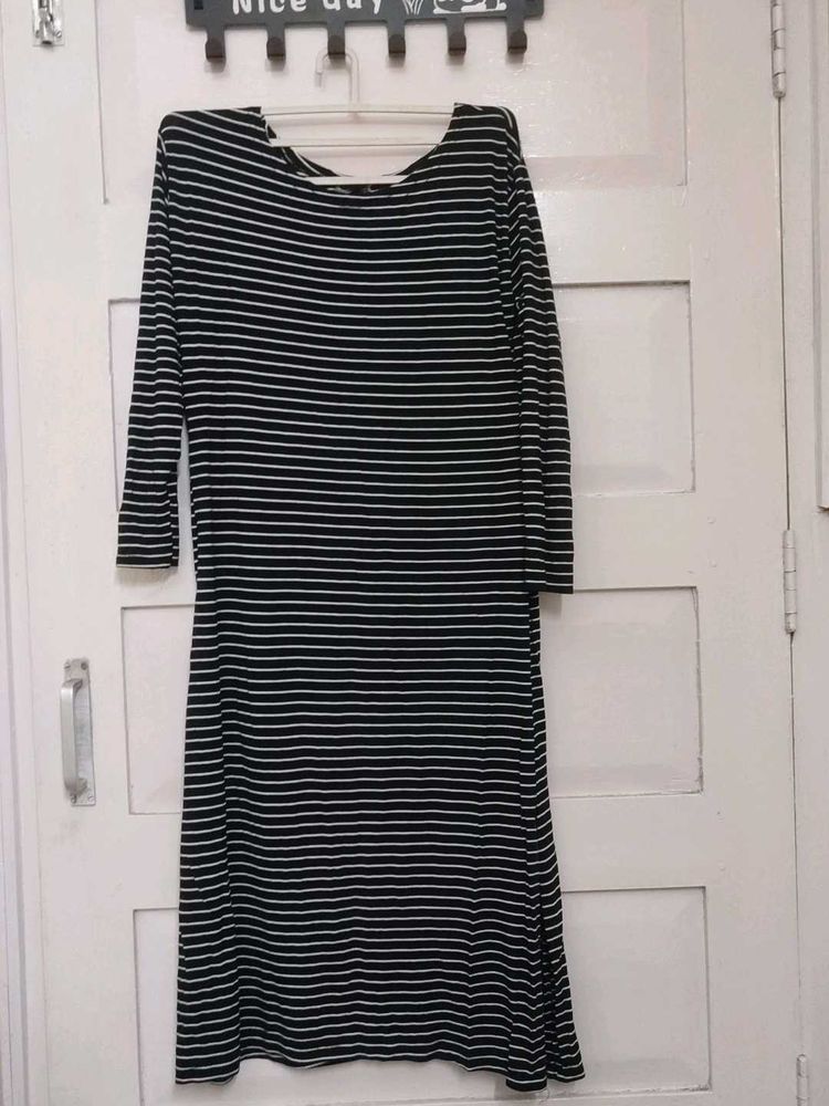 Striped Midi Dress
